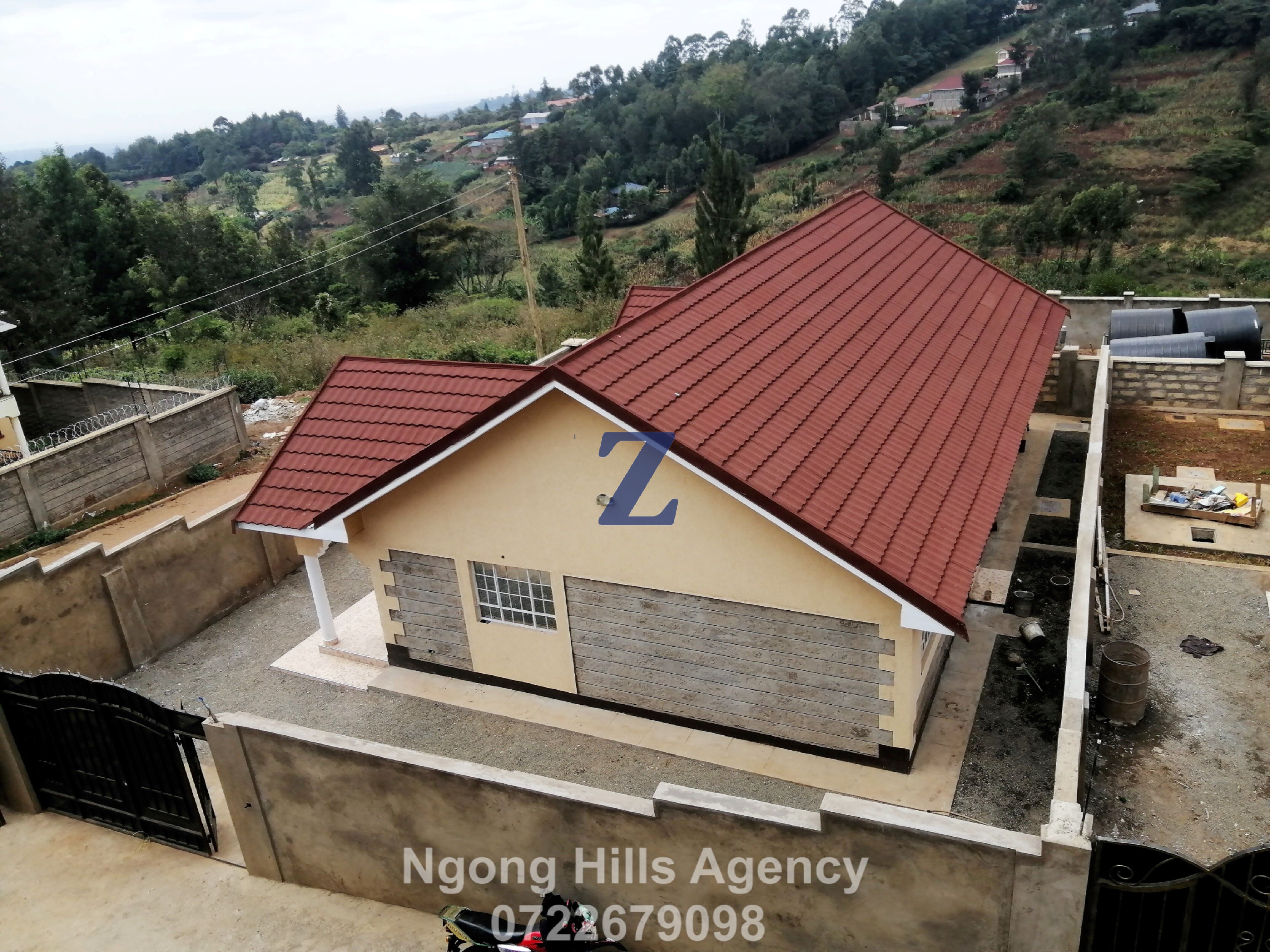 Lovely three bedrooms bungalow on sale in Kibiko Ngong.